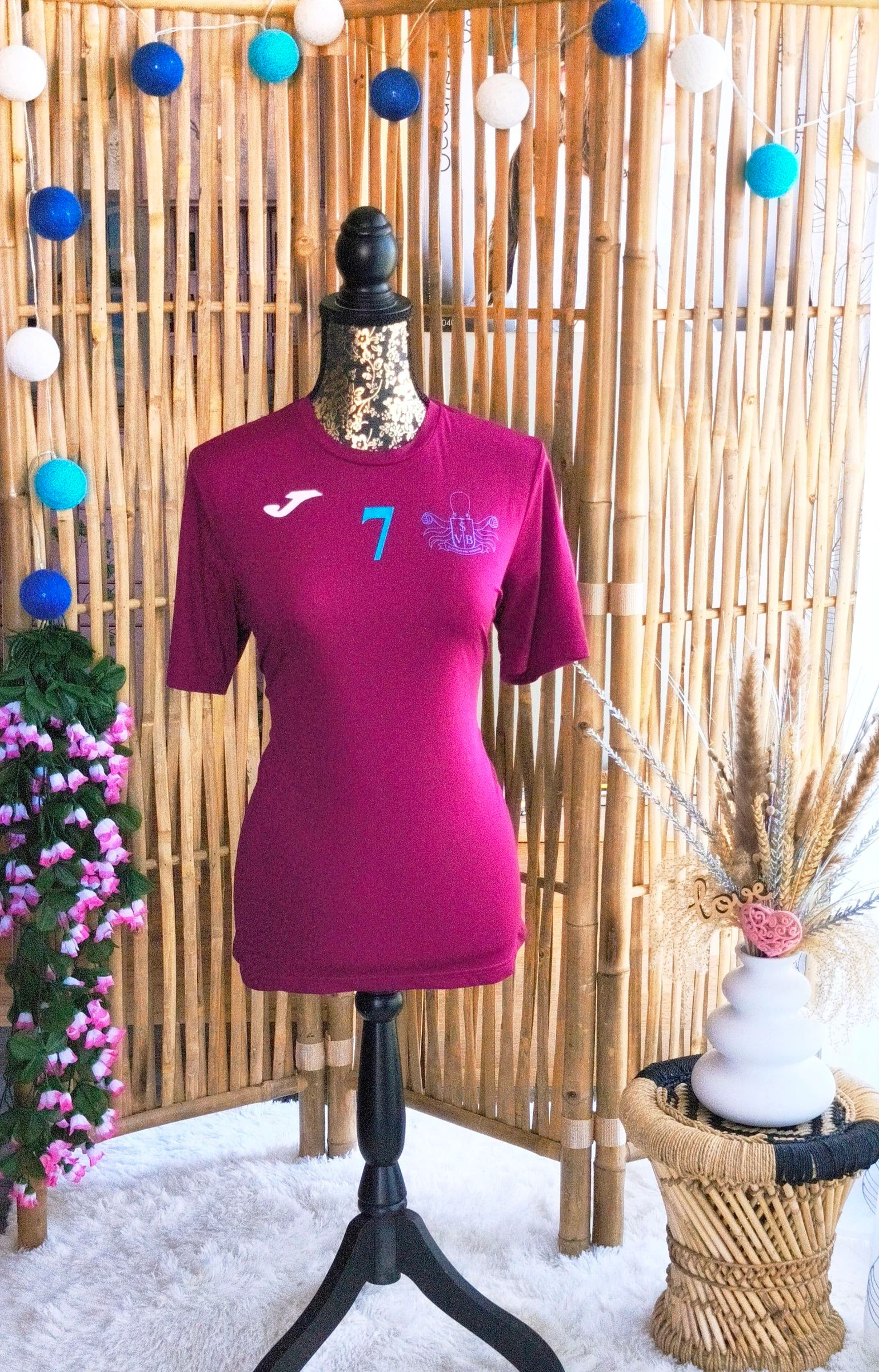❤️ tee-shirt manches courtes de sport de volley-ball numéro 7 femme T36 ❤️